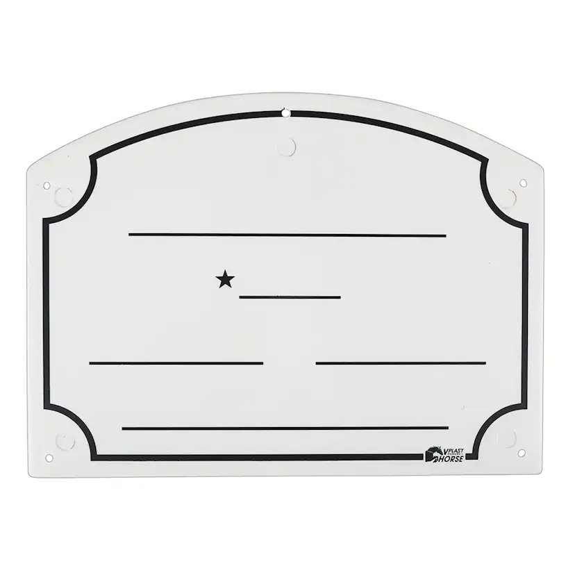 Boxskylt V-Plast Namntavla