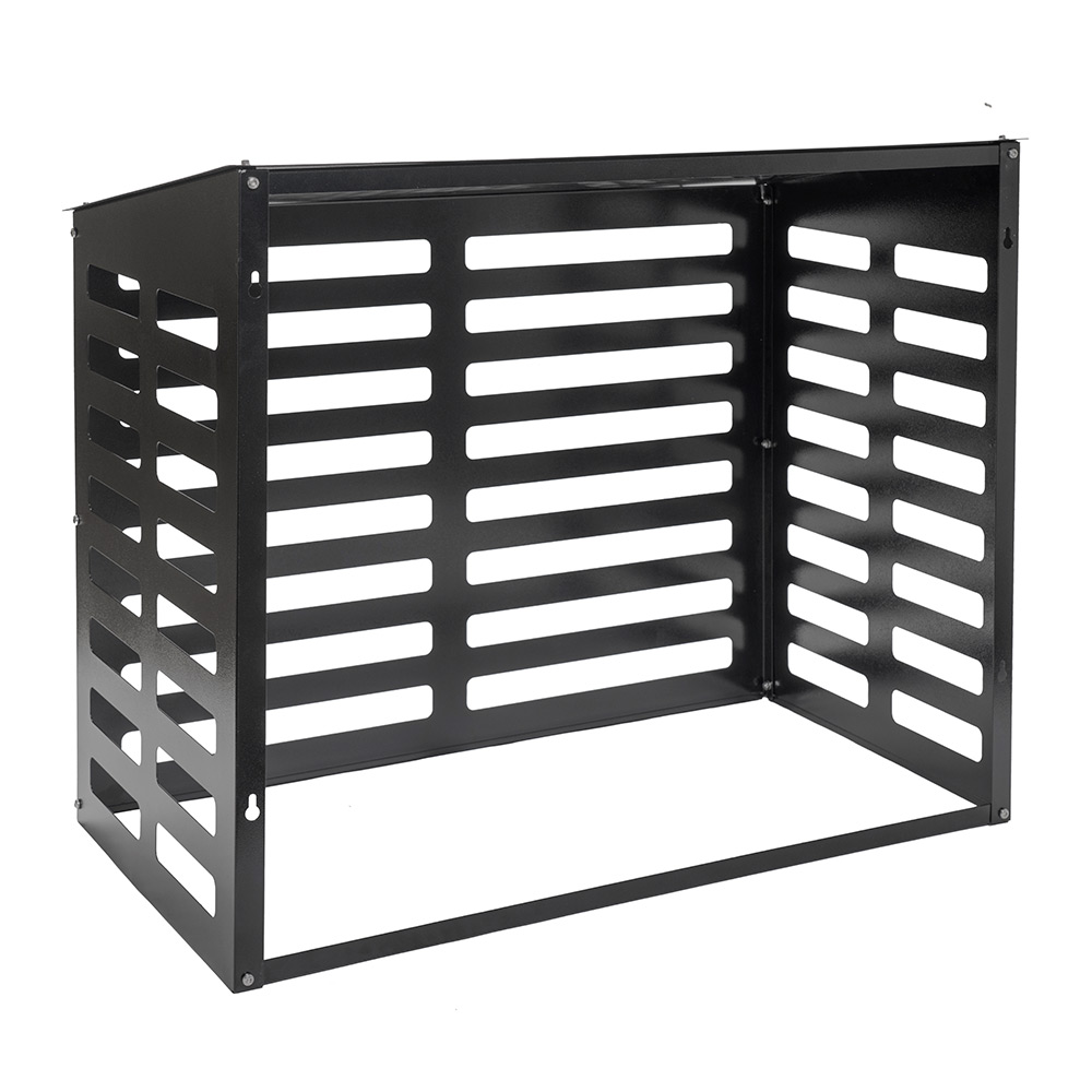 Värmepumpskydd Skotte Garden Förgalvad Svartmålad Plåt