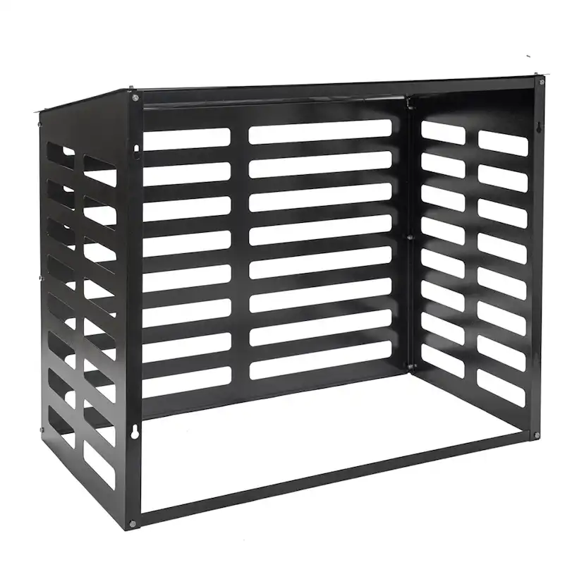 Värmepumpskydd Skotte Garden Förgalvad Svartmålad Plåt