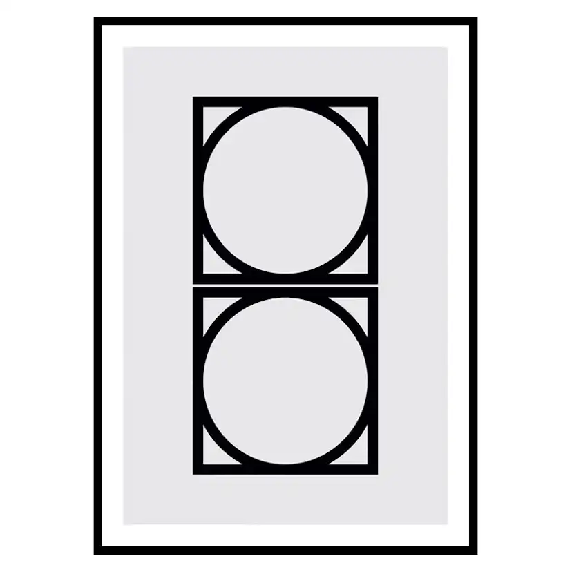 Poster Gallerix Geometric Art No1