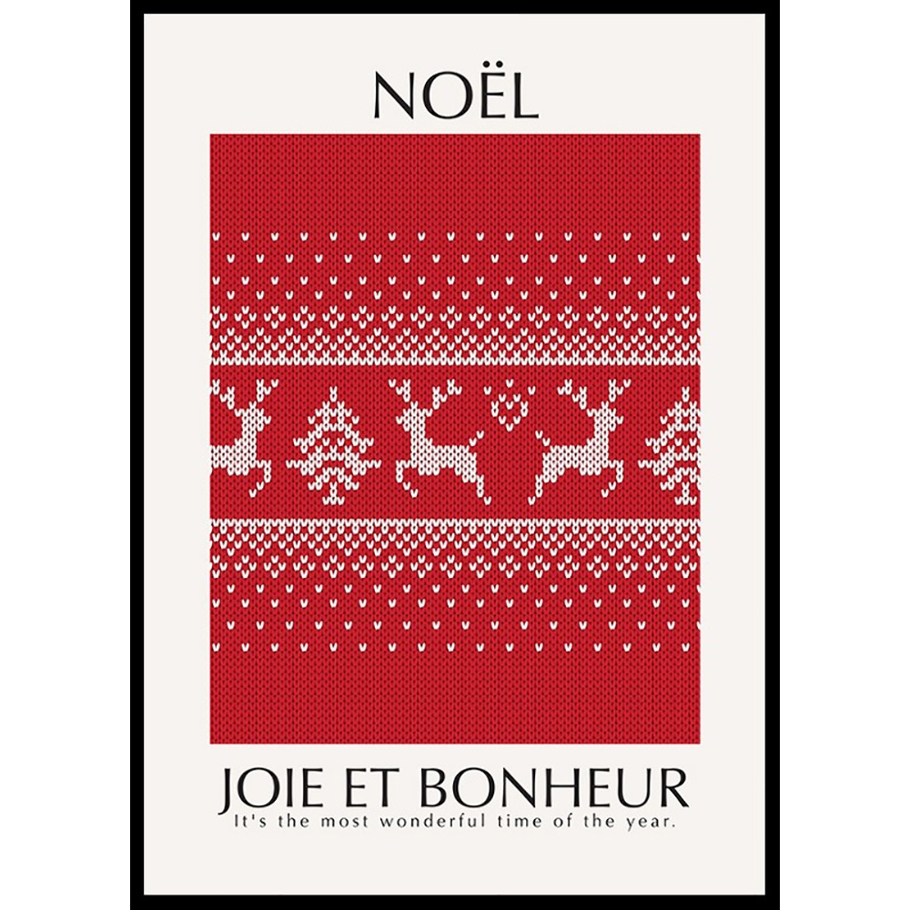 Poster Gallerix Noel Red No1