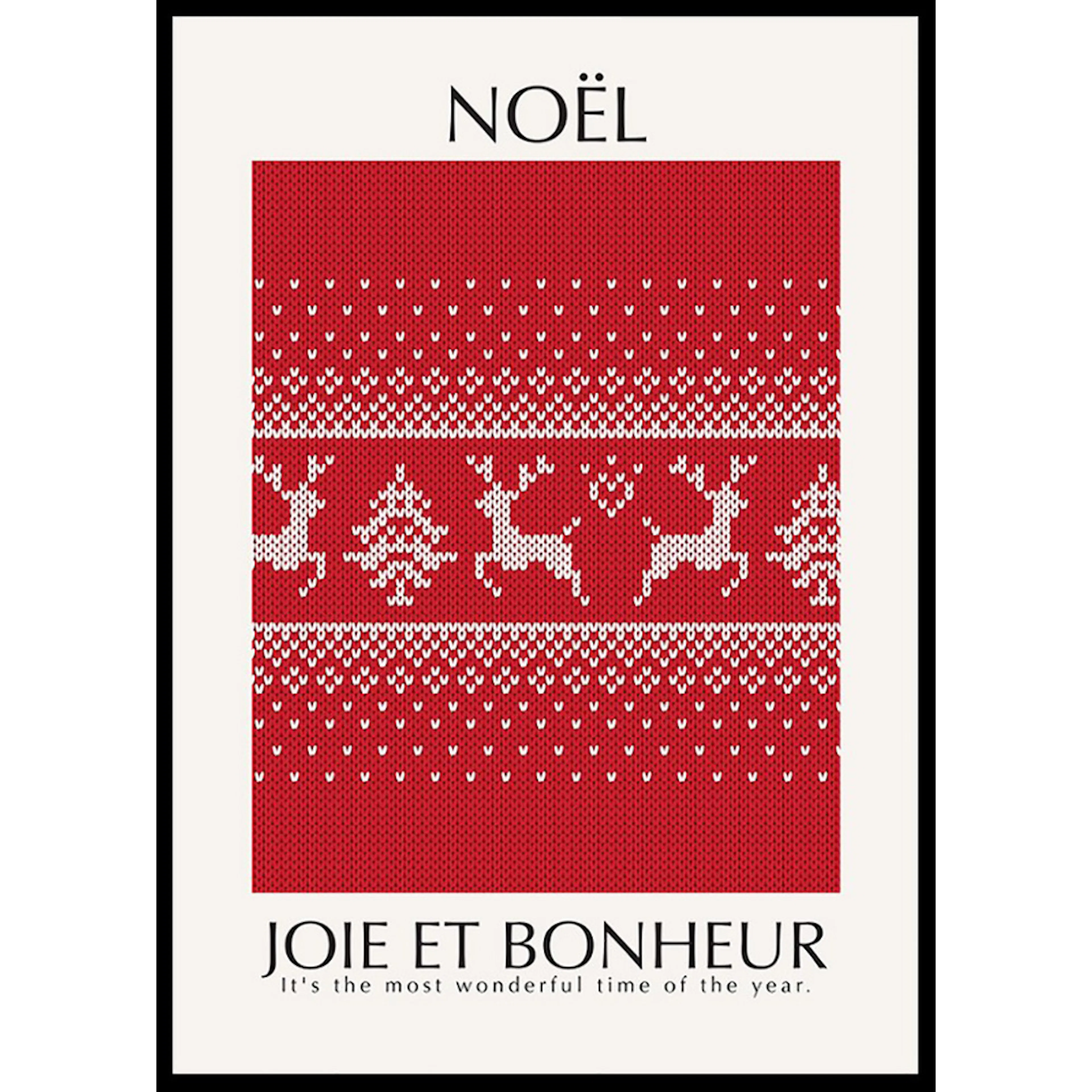 Poster Gallerix Noel Red No1