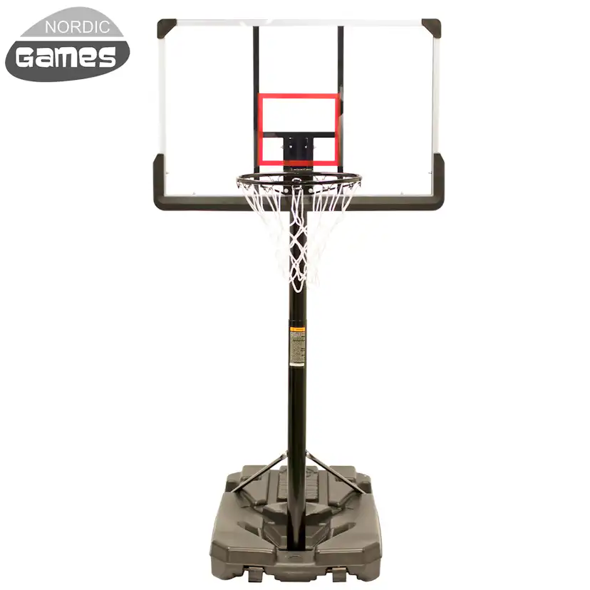 Basketställning Nordic Games Deluxe Svart Justerbar Basketkorg