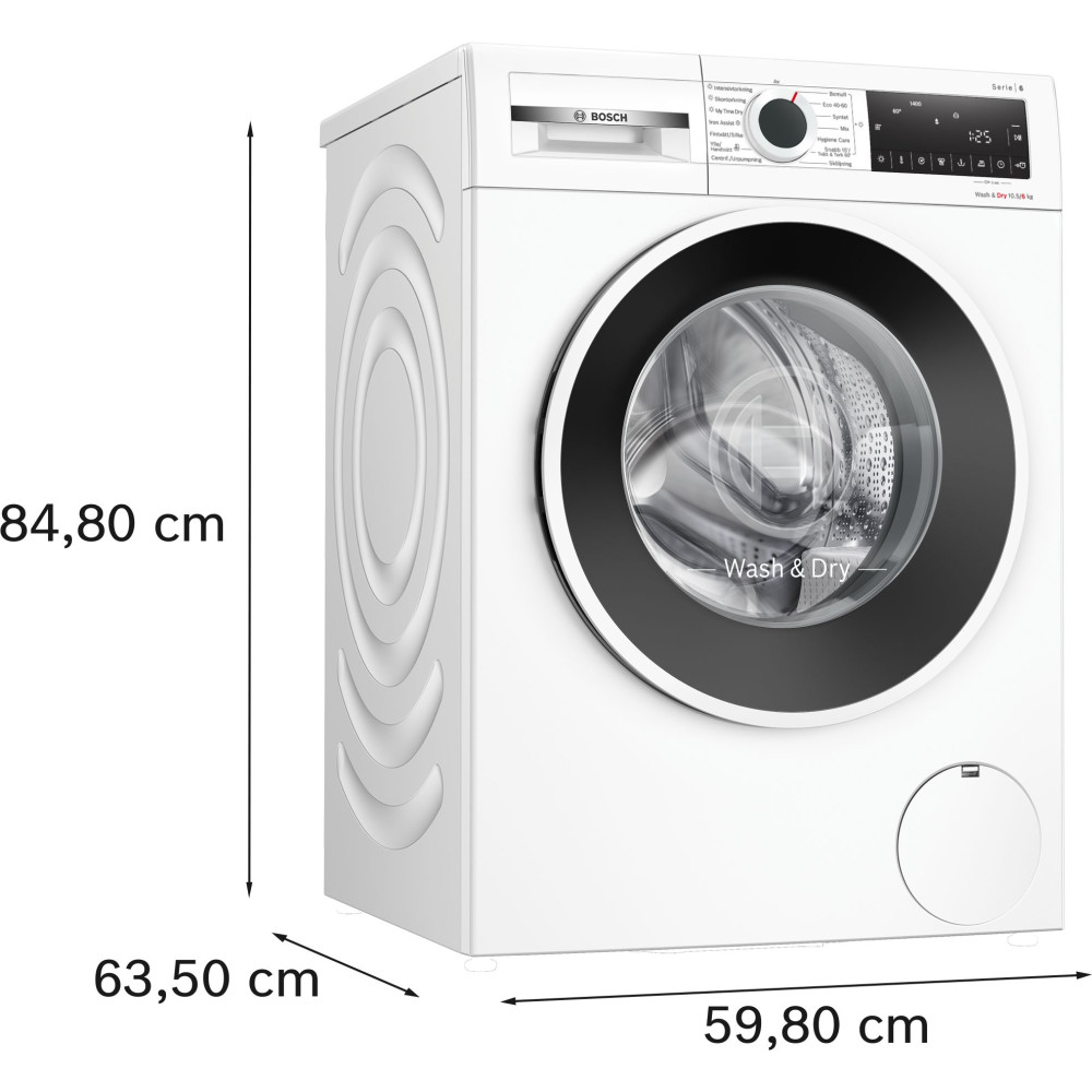 Tvätt/Torkmaskin Bosch WNG2540LSN Serie 6