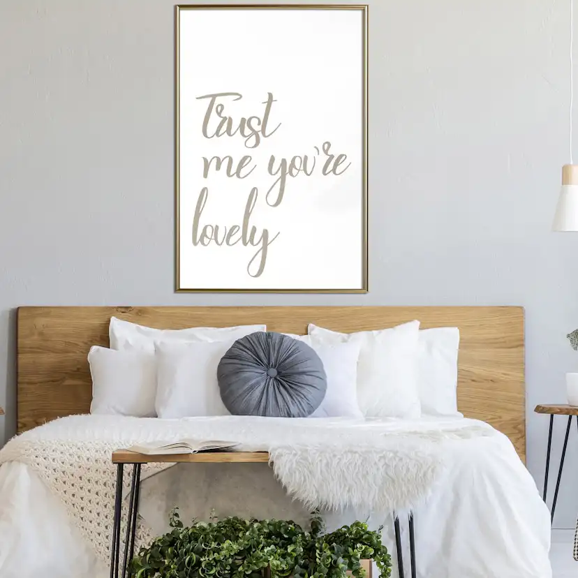 Poster Artgeist Affisch Trust Me You're Lovely