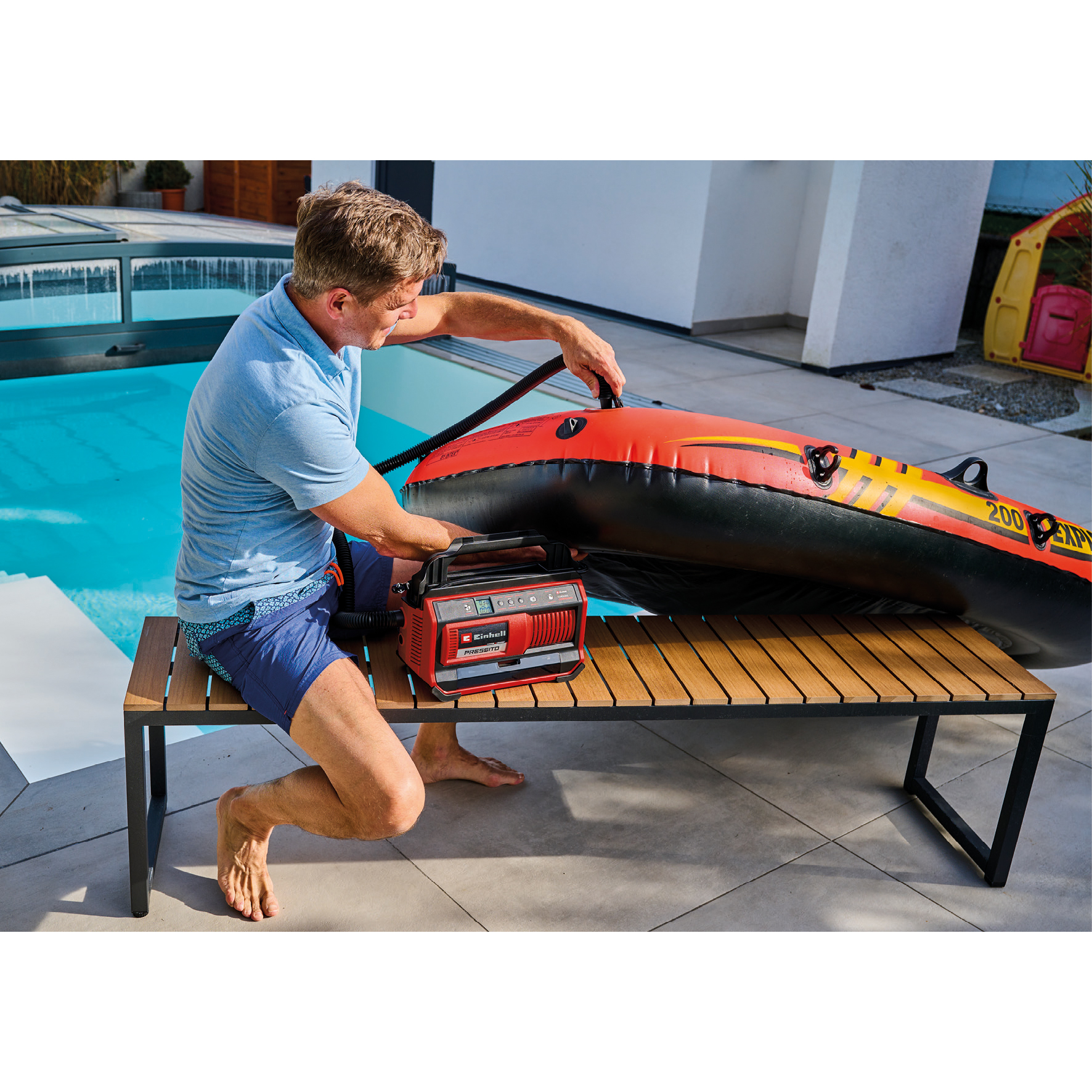 Kompressor Einhell PRESSITO 18/25 Sladdlös utan Batteri