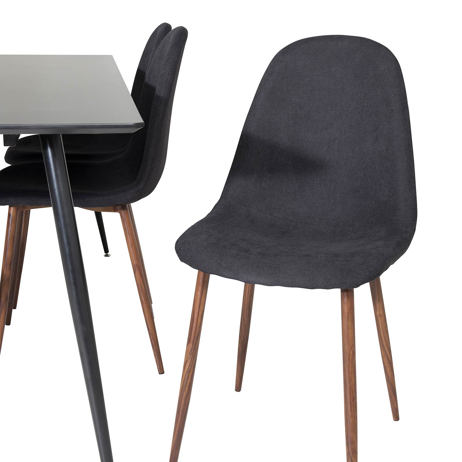 Matgrupp Venture Home Silvia med 6 Pobbie Stolar Polyestertyg