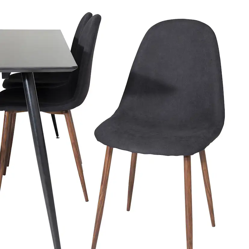 Matgrupp Venture Home Silvia med 6 Pobbie Stolar Polyestertyg