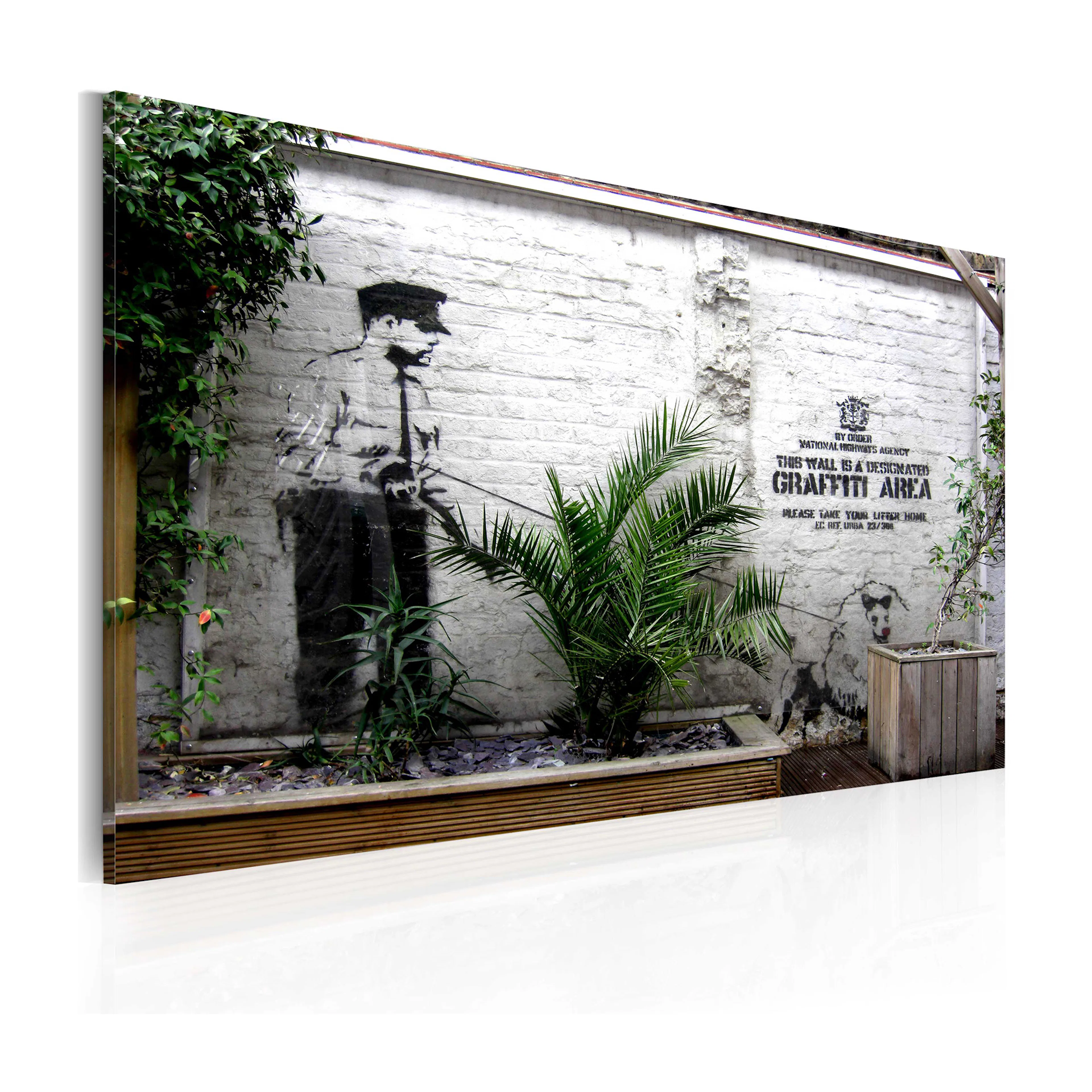 Tavla Arkiio Graffiti Area Banksy 60x40