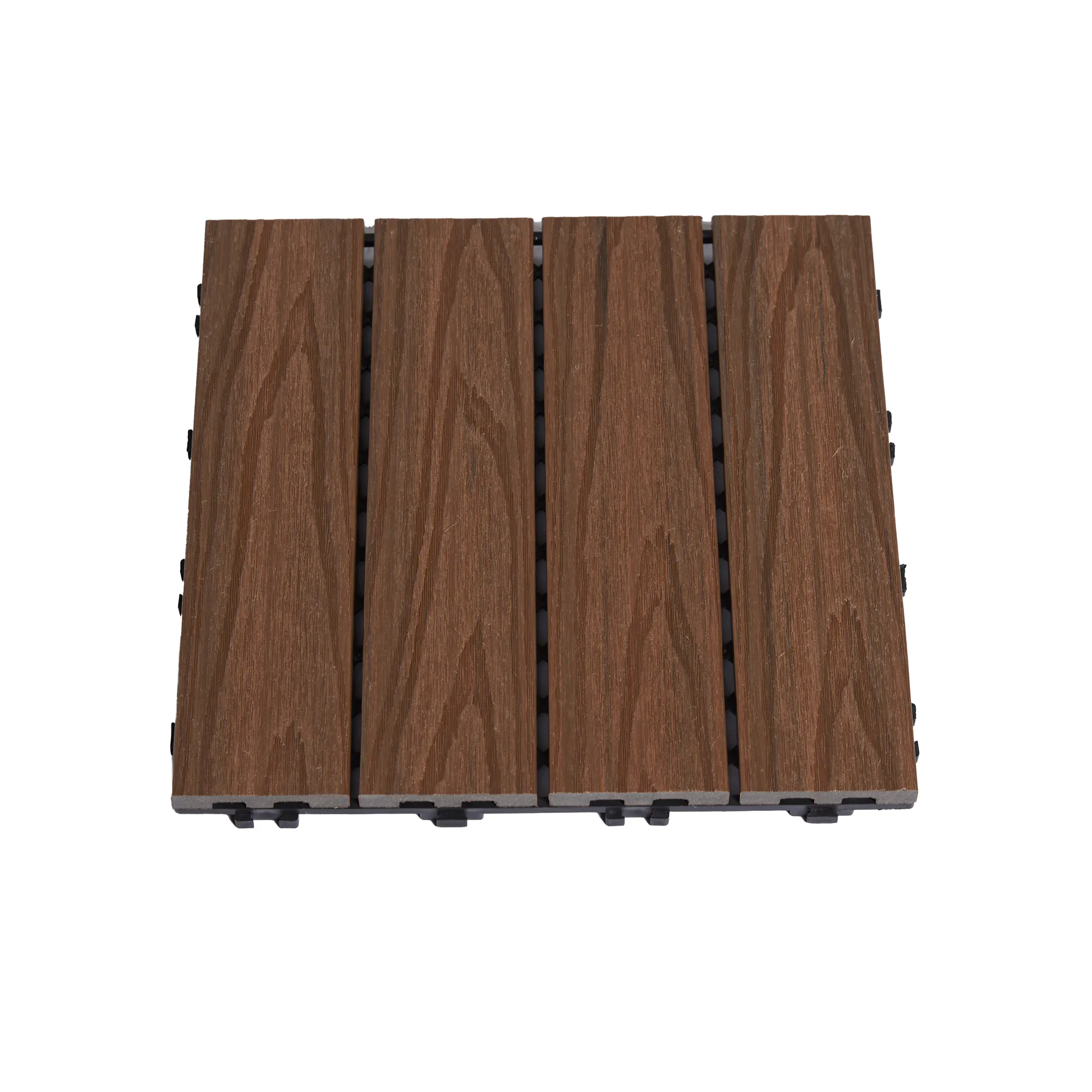 Terrassplatta Hortus Komposit 30X30 cm Teak 4-Pack