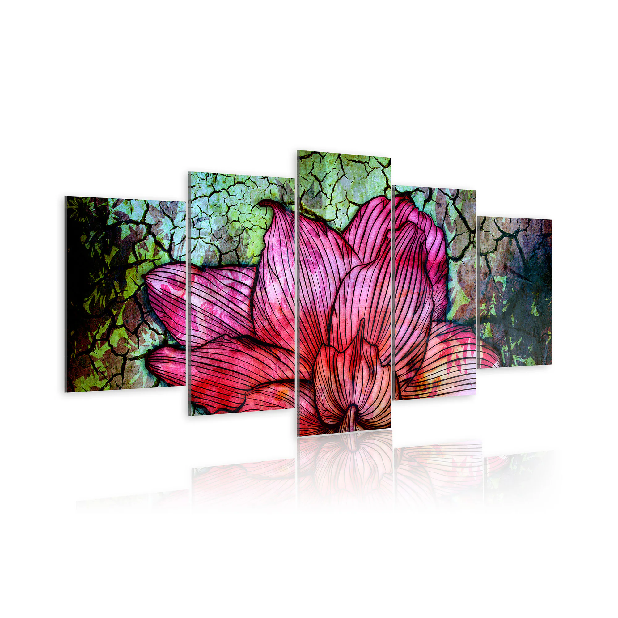 Tavla Arkiio Flowery Stained Glass