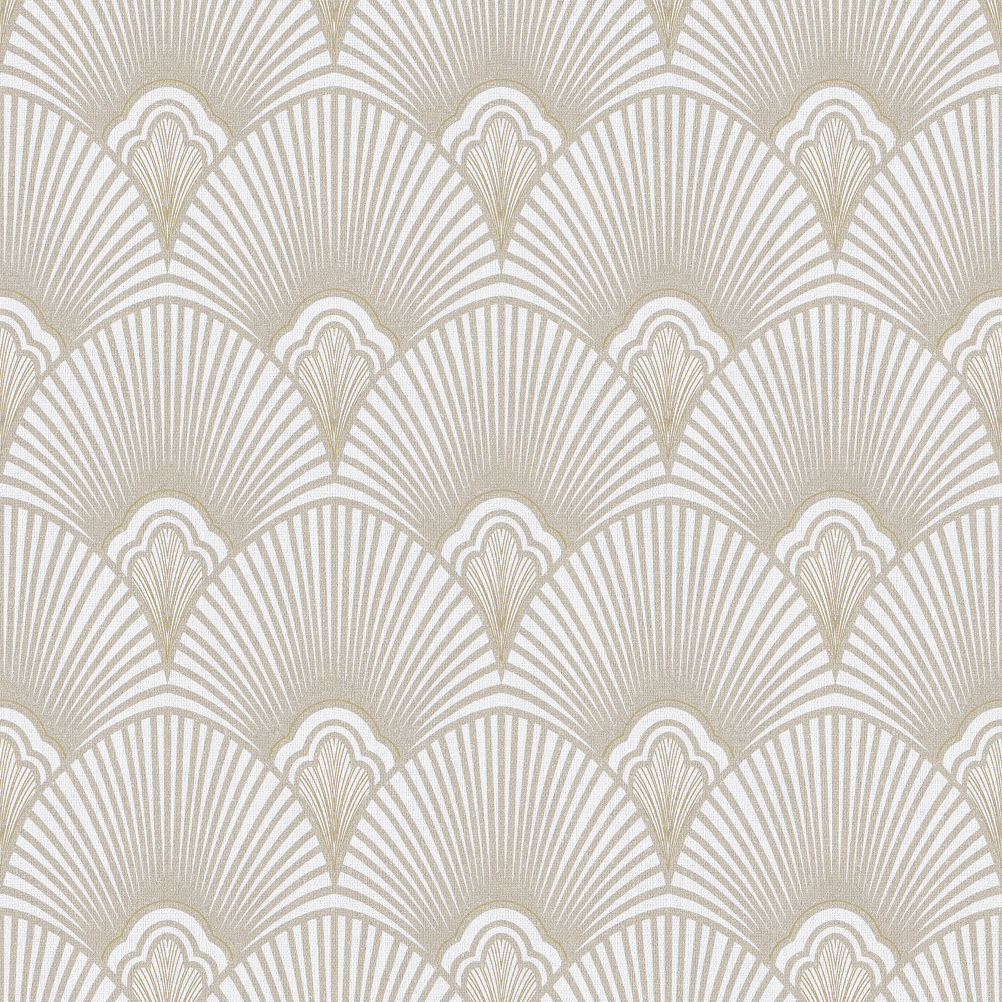 Tapet Sublime Art Deco Naturel 121146 EasyUp, Mönstrad Vit