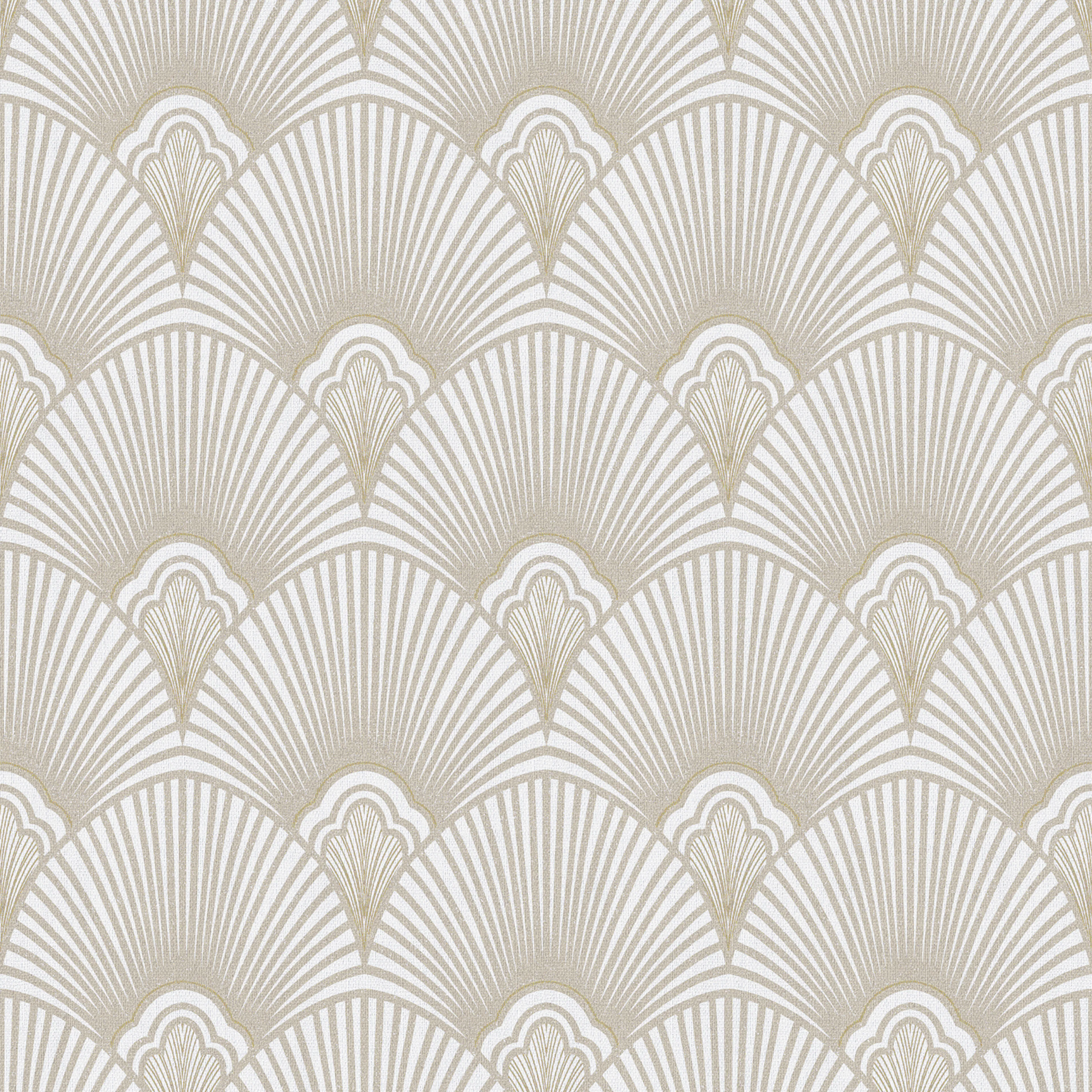 Tapet Sublime Art Deco Naturel 121146 EasyUp, Mönstrad Vit