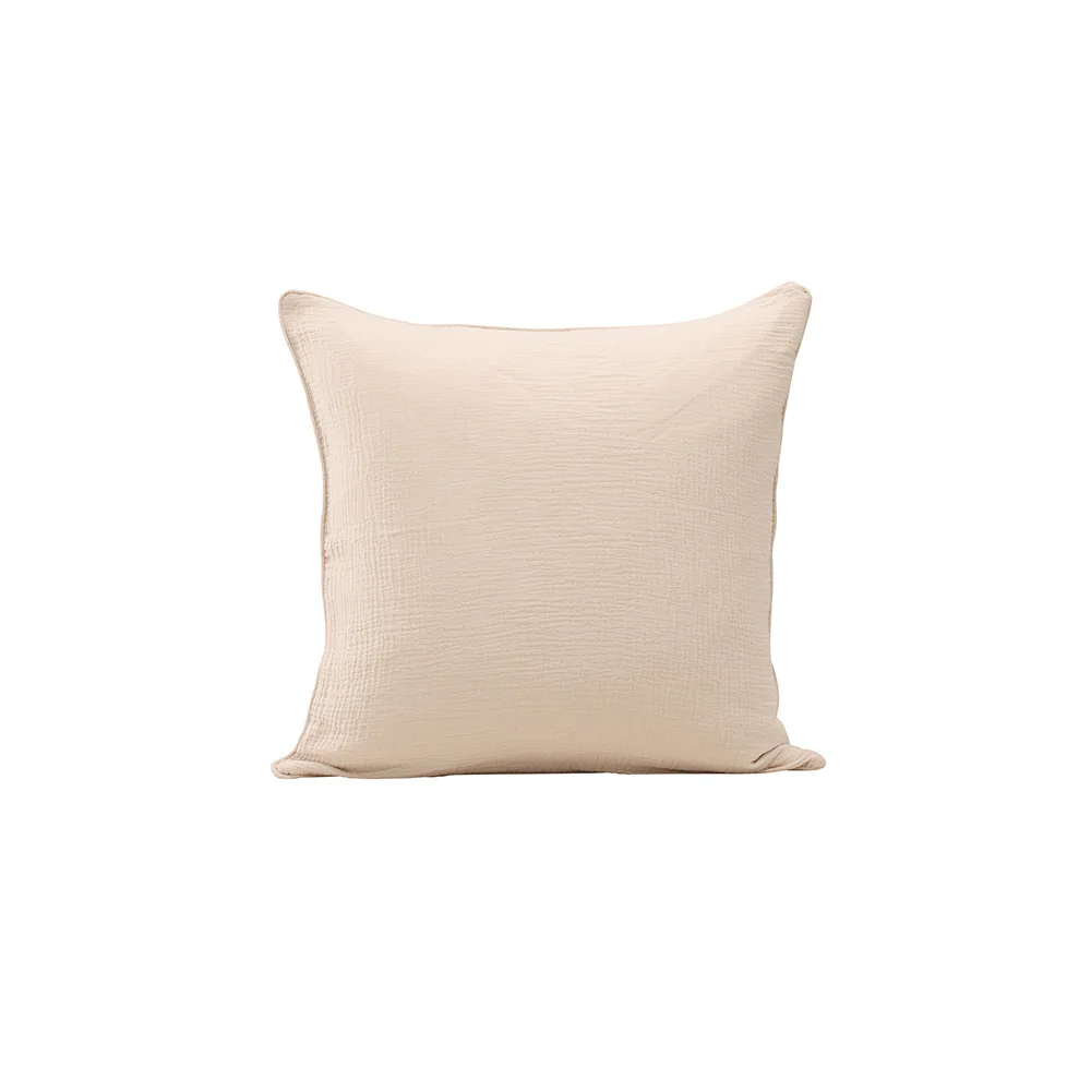 Tyra Cushion Cover Cotton Gauze - Beige Beige