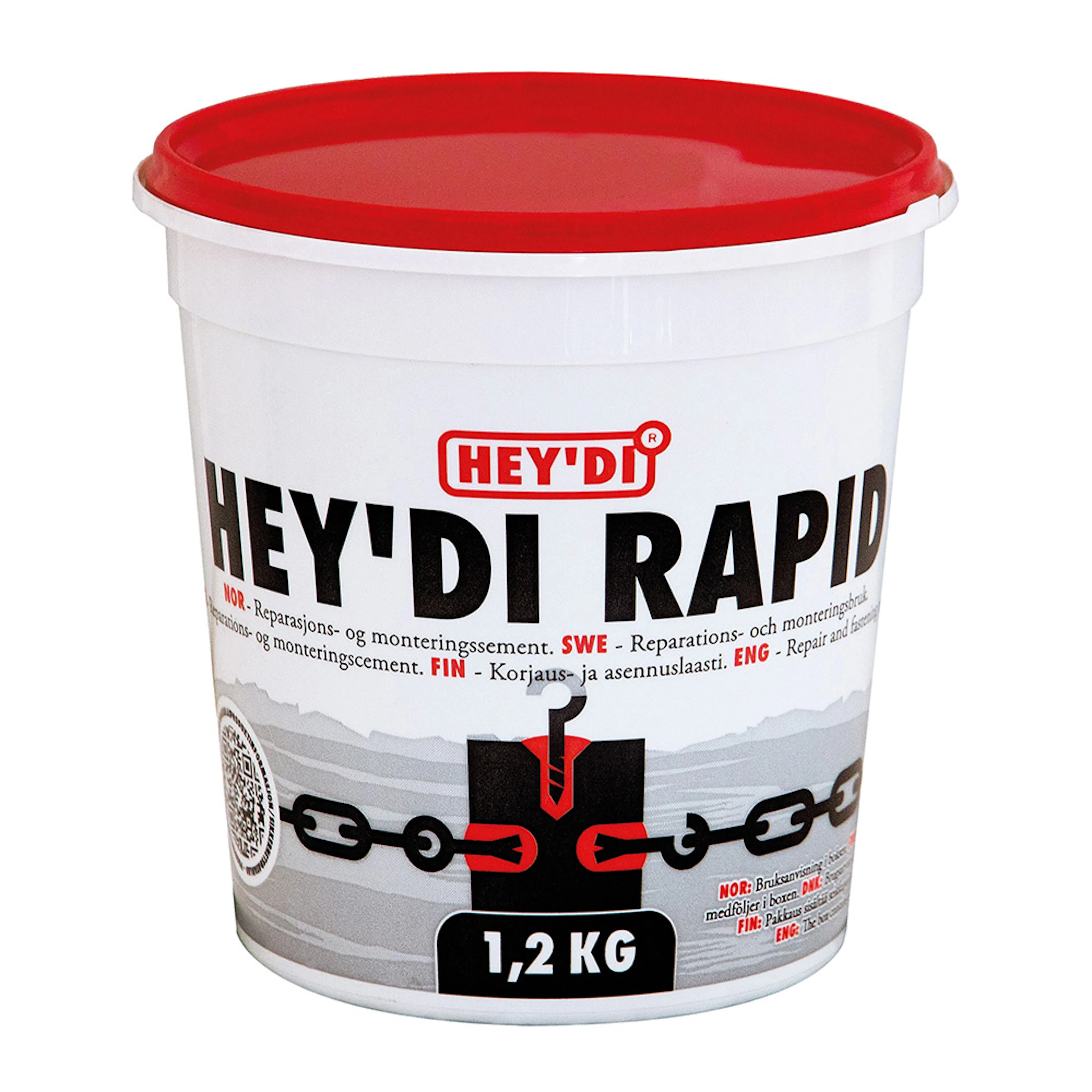 Snabbruk Heydi Rapid Grå 1,2 kg