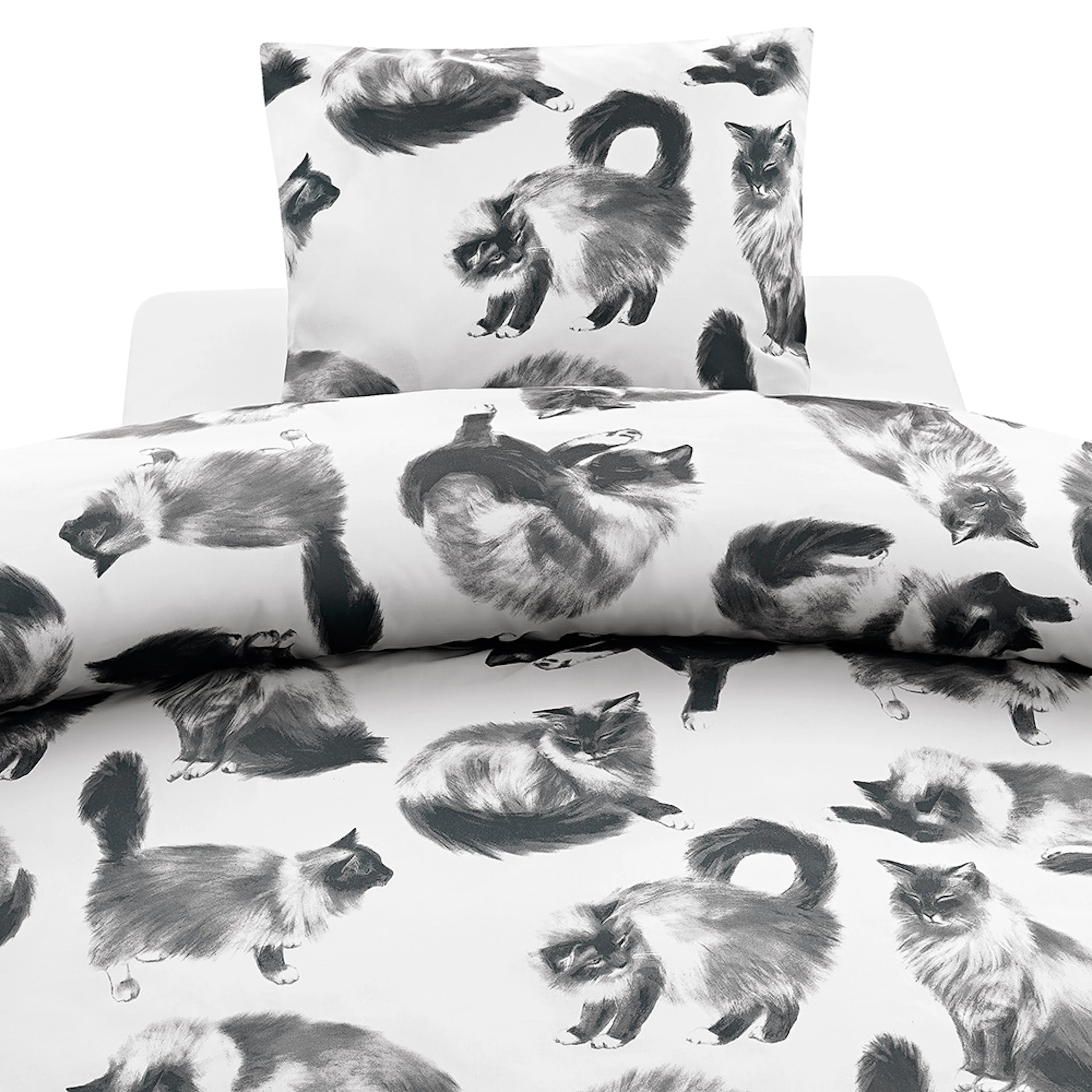 Påslakanset Borganäs of Sweden Julis Grå Enkelsäng