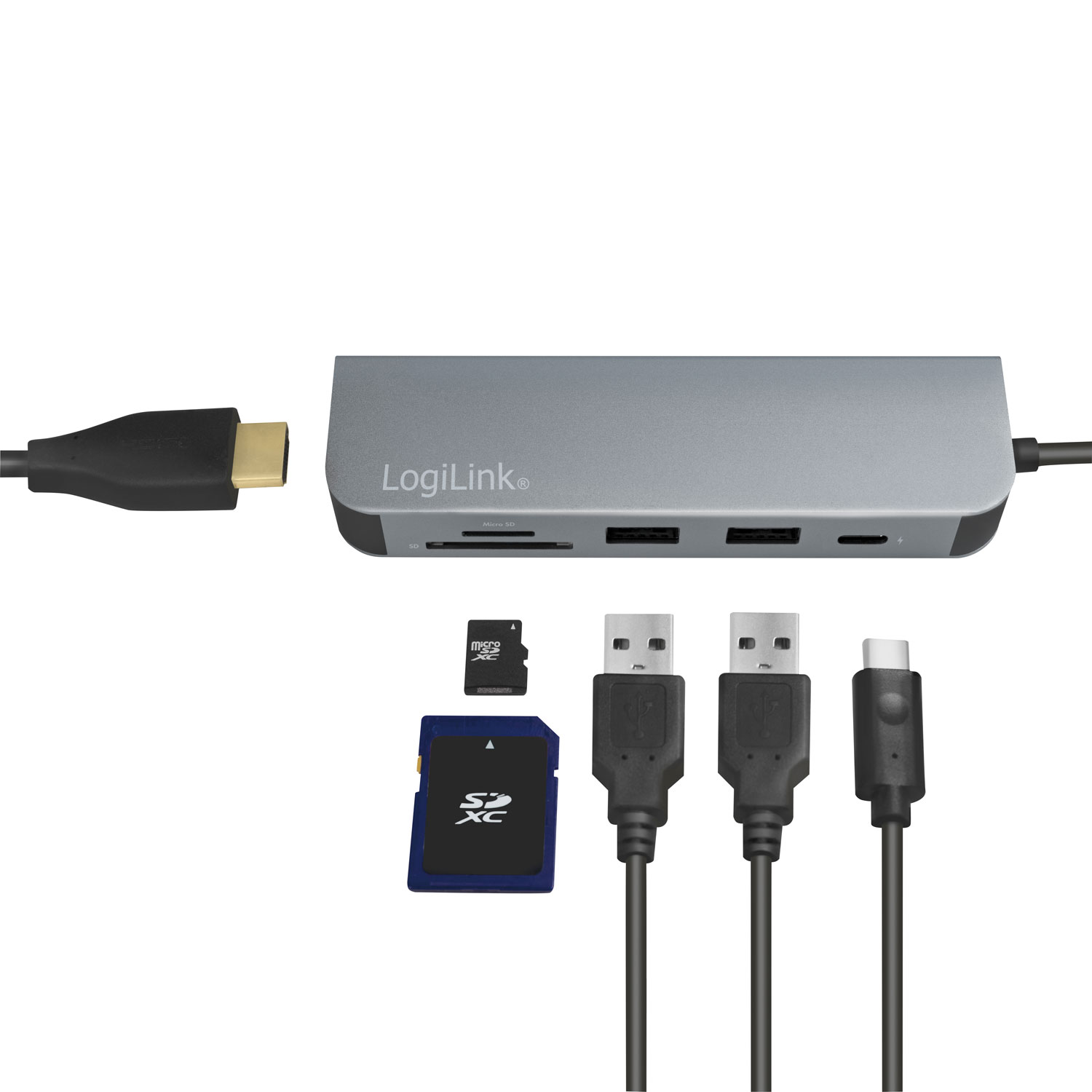 Adapter LogiLink  USB-C Multi-Hub HDMI/PD/DeX