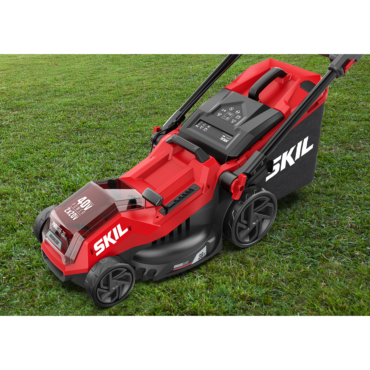 Gräsklippare SKIL 0135 BA Kolborstfri Batteridriven