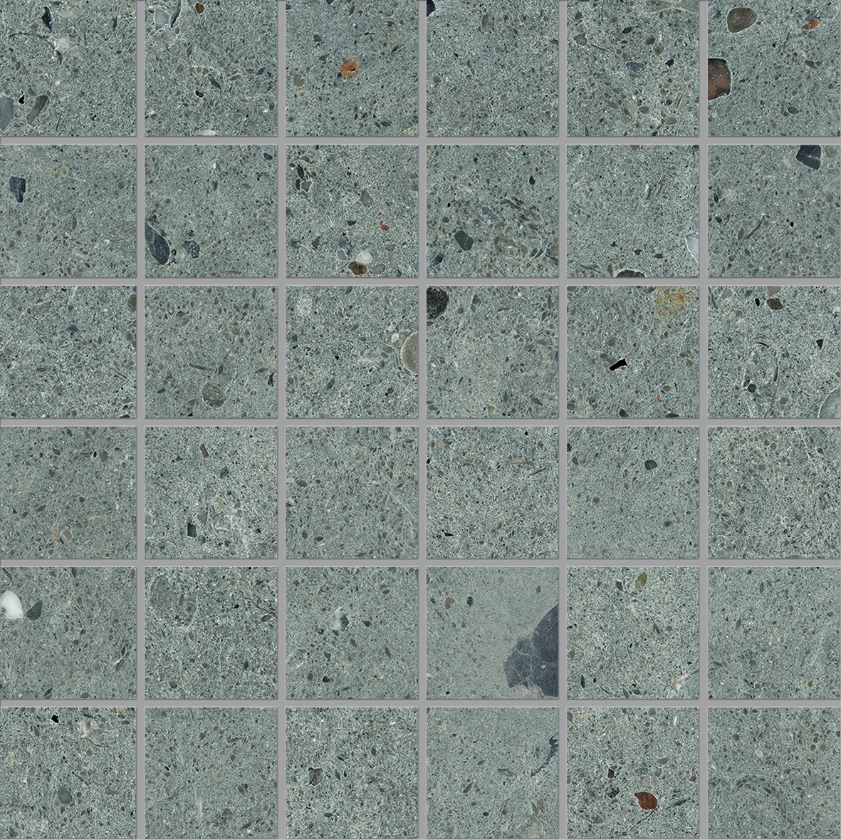 Mosaik Lhådös Slite antracite mosaik 5x5 cm