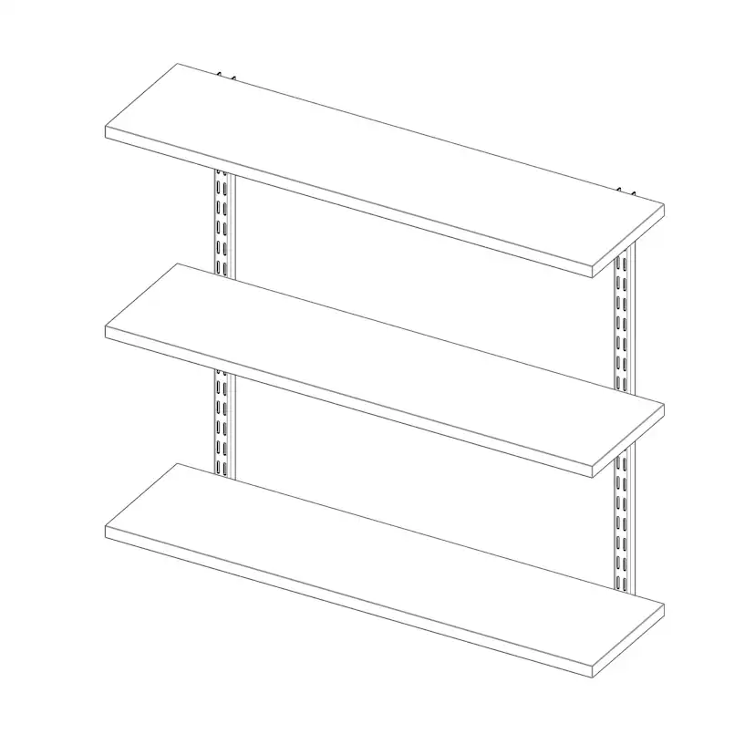 Hyllsystem Elfa Kit Plugg-in