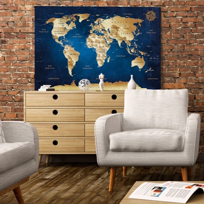 Tavla Arkiio World Map The Dark Blue Depths
