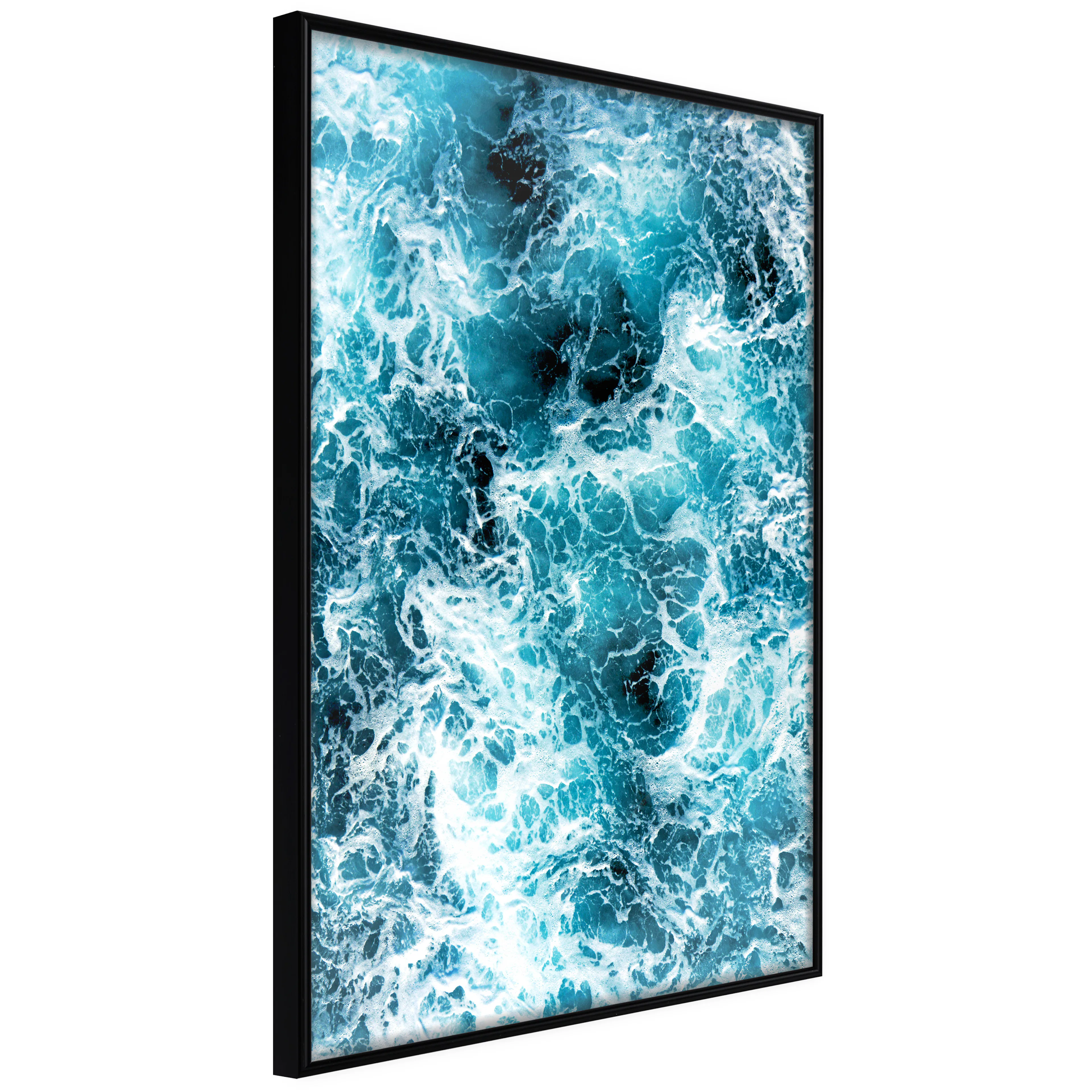 Affisch - Sea Currents [Poster] 40x60 Svart ram, 40x60 cm