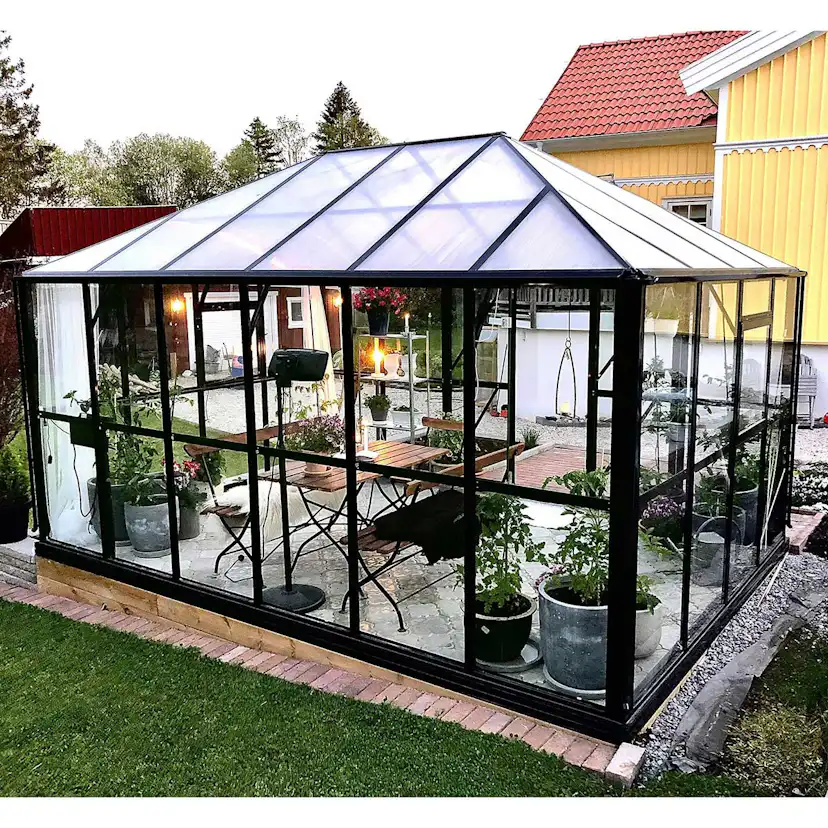 Växthus Metalcraft 13 kvm Rektangulär