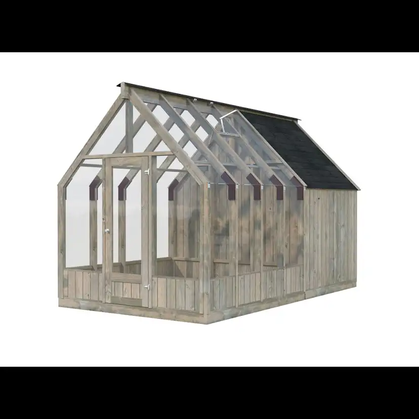 Växthus Palmako Emilia 10,2 m² (inv. 5,4+4,0 m²)