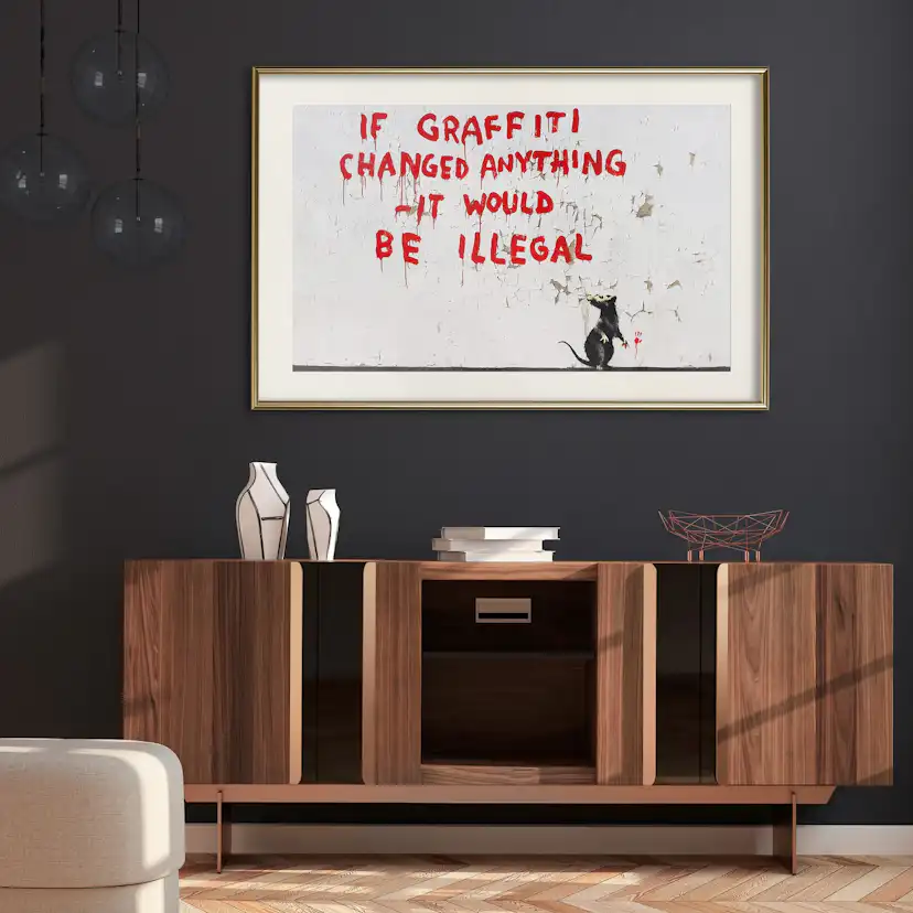 Poster Artgeist Affisch Quotes Graffiti