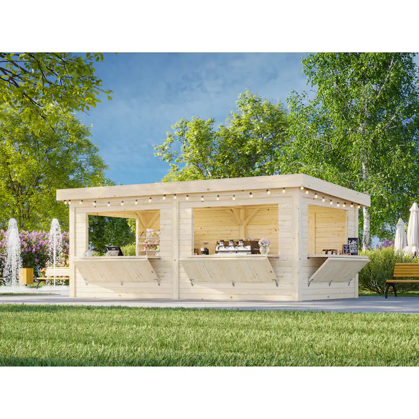 Kiosk Palmako Lenna 16,6 m2 Set 312