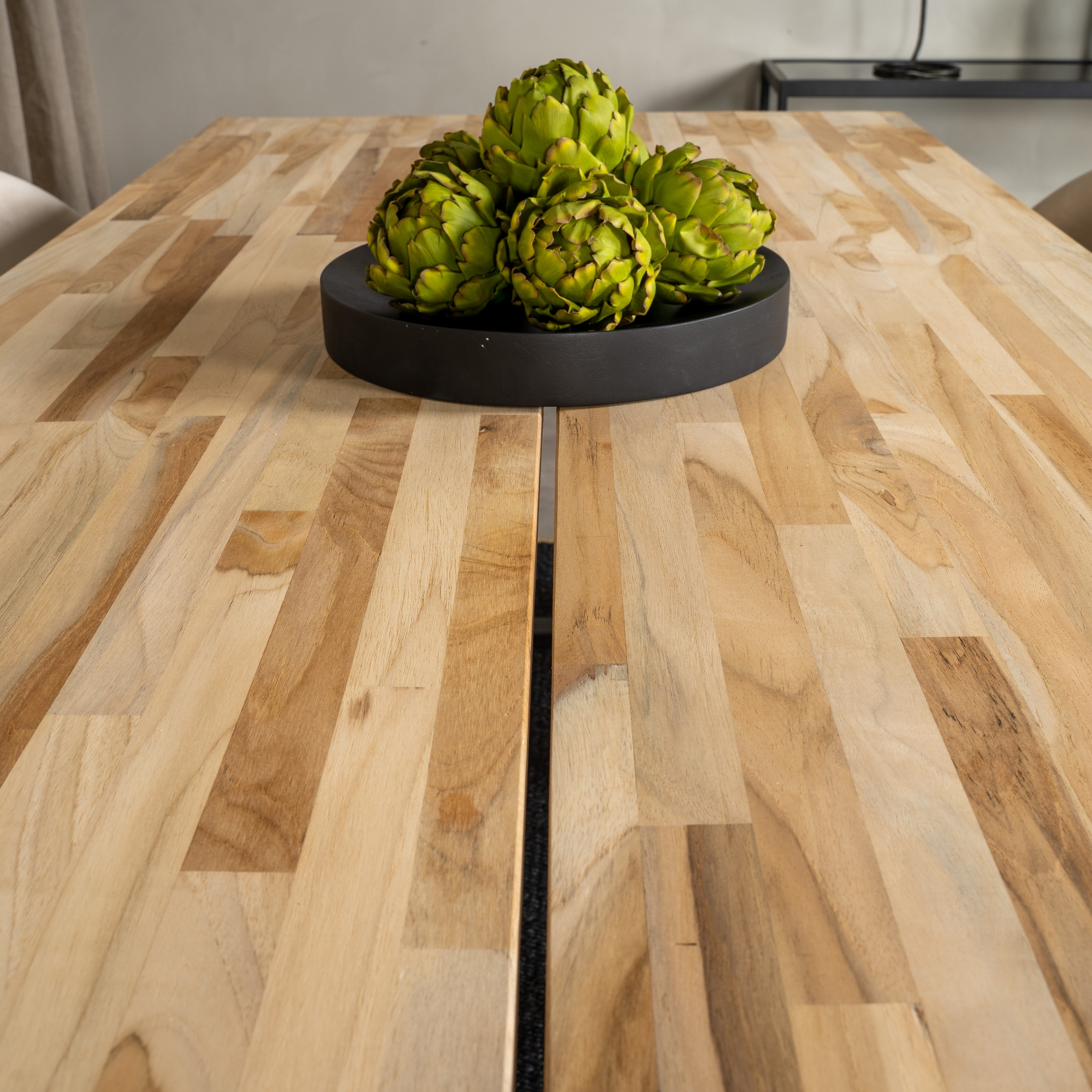 Matgrupp Venture Home Cirebon 200x90 med 6 Velvet Stolar