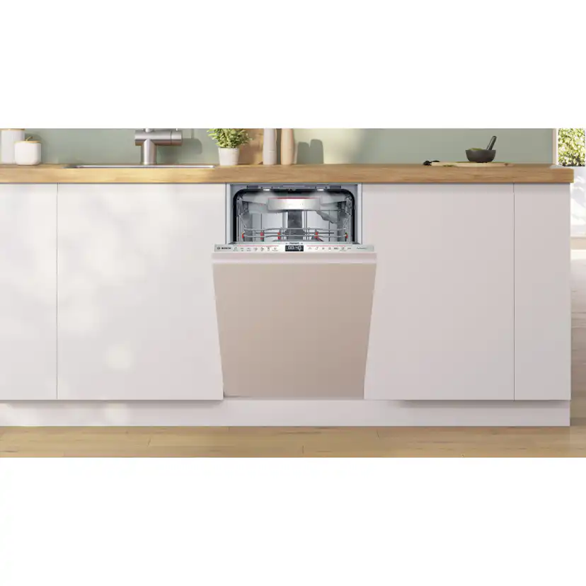Integrerad Diskmaskin Bosch SPV6ZMX17E Serie 6 45 cm med Zeolith®-torkning och WiFi