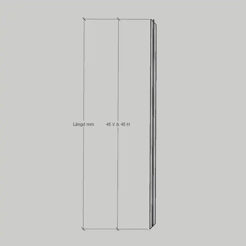 Glasräcke Novoroom Stolpfritt