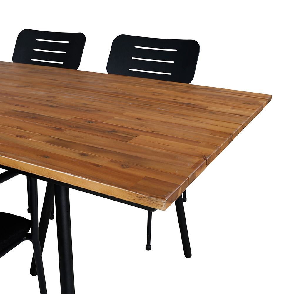Matgrupp Venture Home Chane med 4 Nime Matstolar