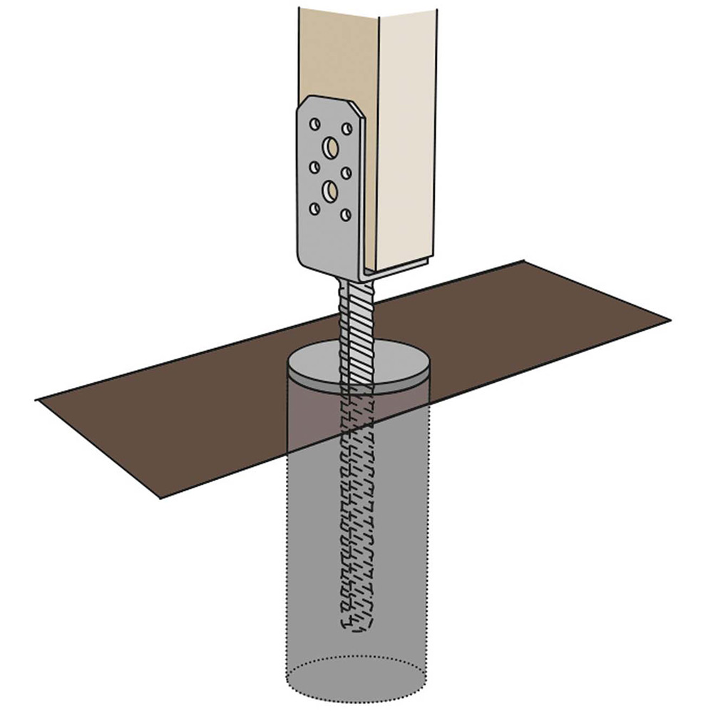 Stolphållare Psl 45x40 45x40 mm
