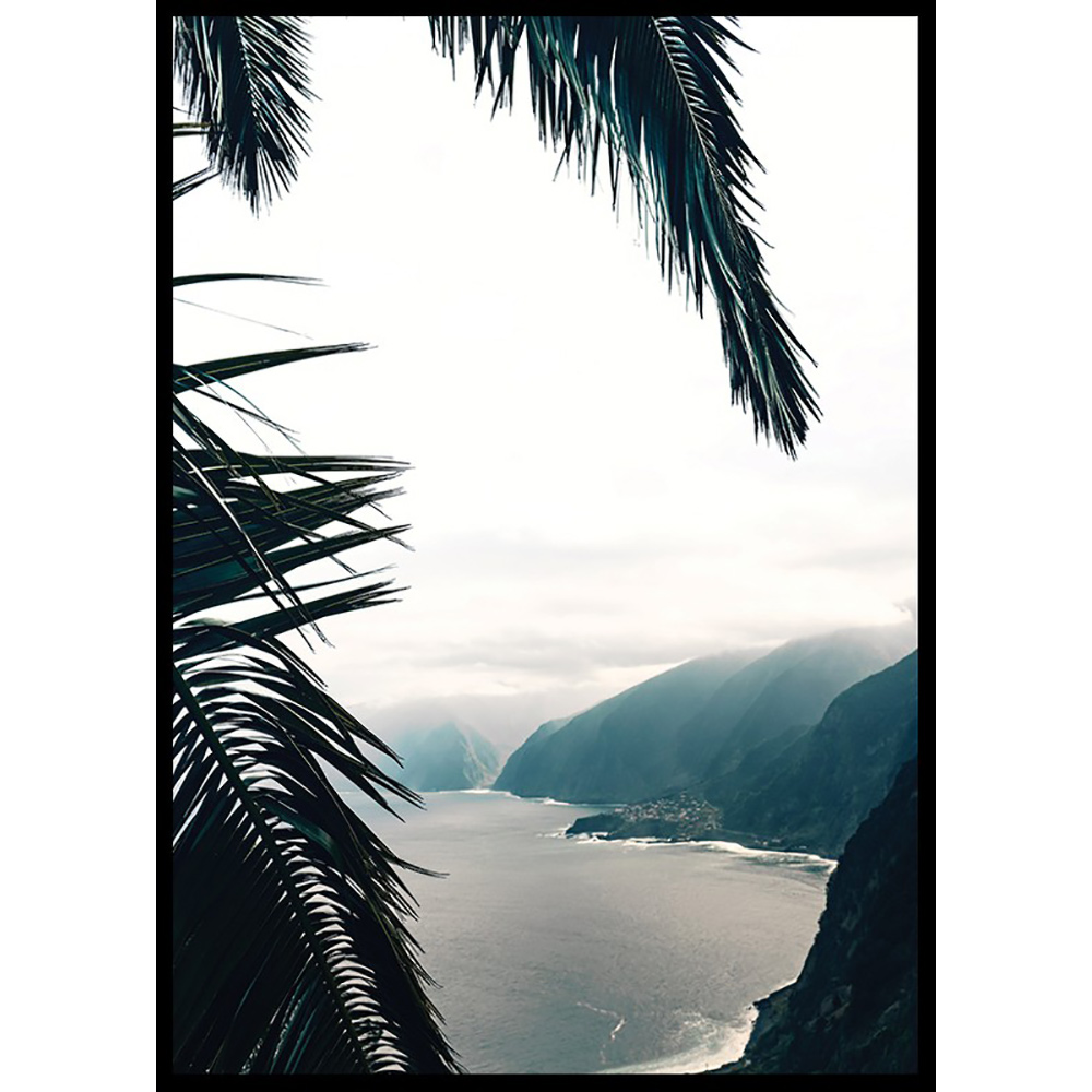 Poster Gallerix Between Palm Leaves