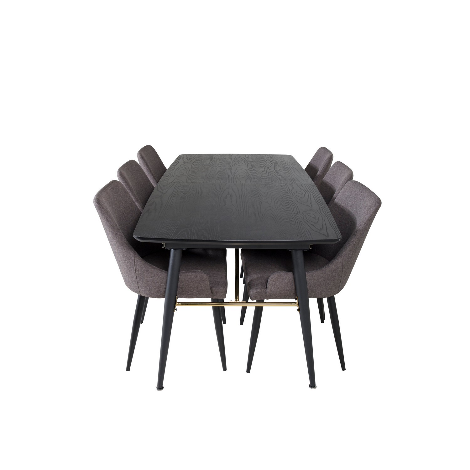 Matgrupp Venture Home Guld med 6 Plake Stolar