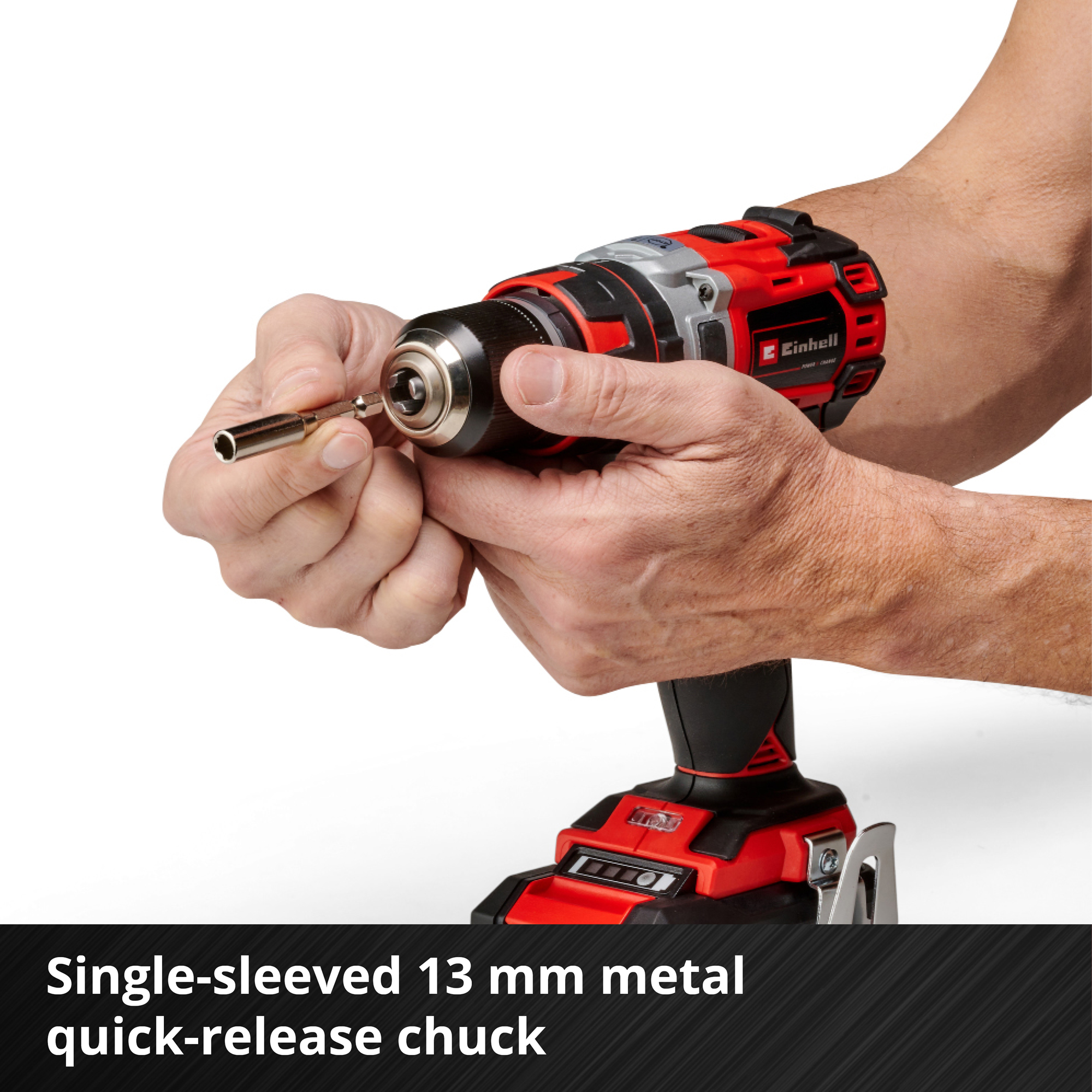 Slagborrmaskin Einhell TE-CD 18V Med Batteri, Laddare & Väska