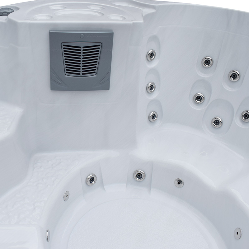 Spabad Westerbergs Marstrand 29 Jets Vit med Extra Tjockt Termolock