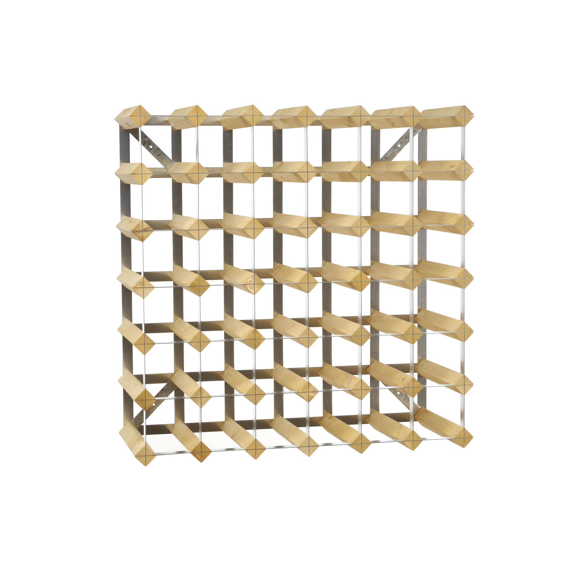 Vinställ Traditional Wine Rack 42 Flaskor Påbyggningsbart