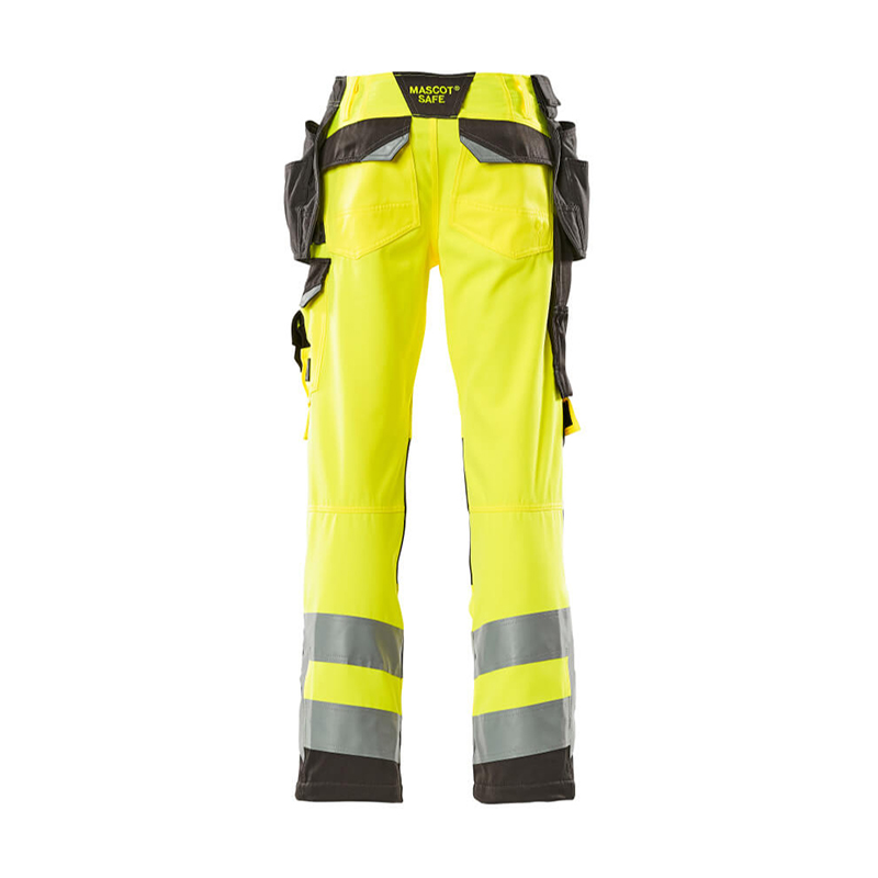 Mascot SAFE SUPREME Byxor med hängfickor 15531-860-1718 Storlek: 90C48, Färg: Hi-vis Gul/mörk Antracit