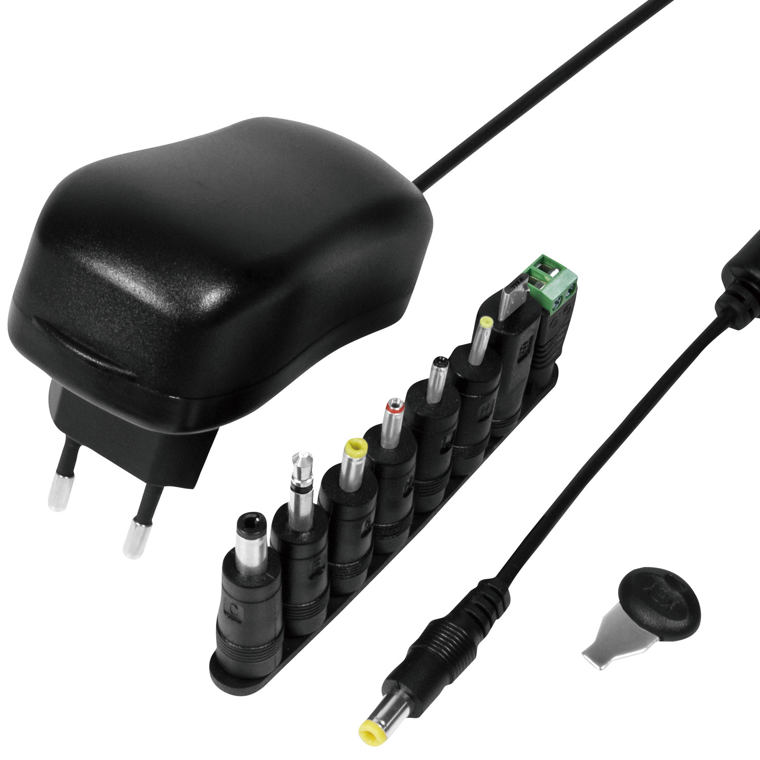 Nätadapter LogiLink 230V - 3-12V 1A 12W