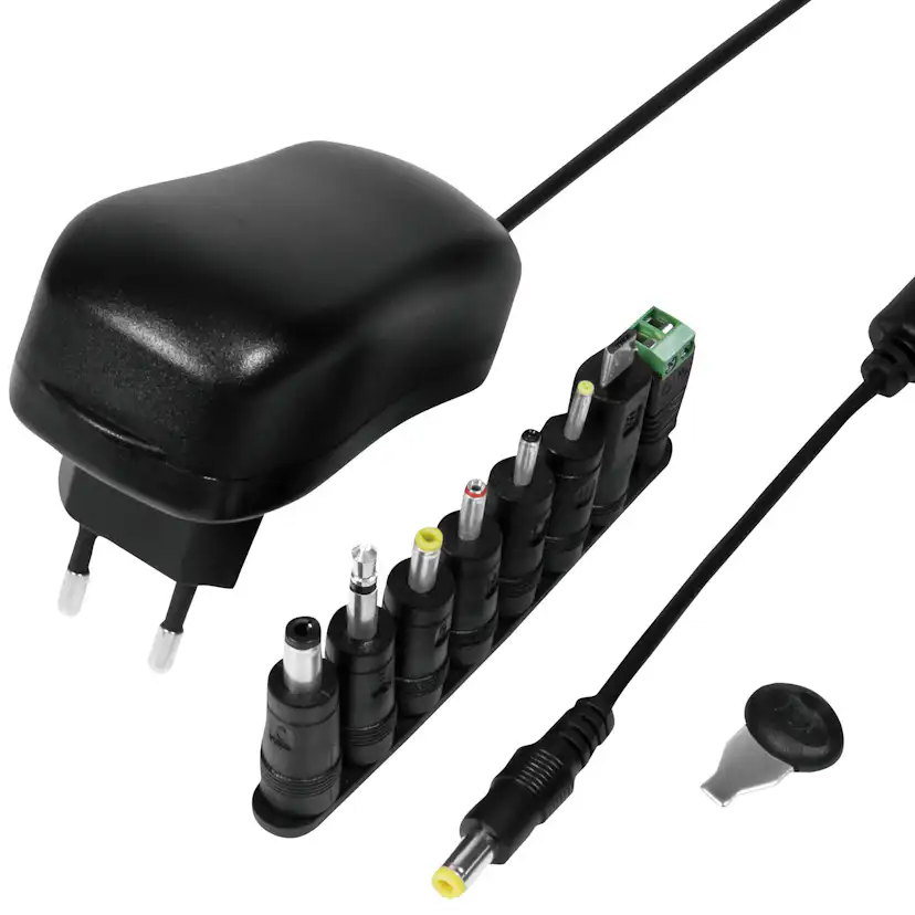 Nätadapter LogiLink 230V - 3-12V 1A 12W