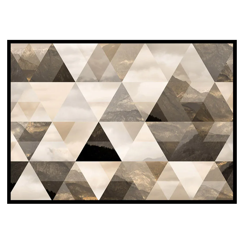 Poster Gallerix Geo Designed Landscape