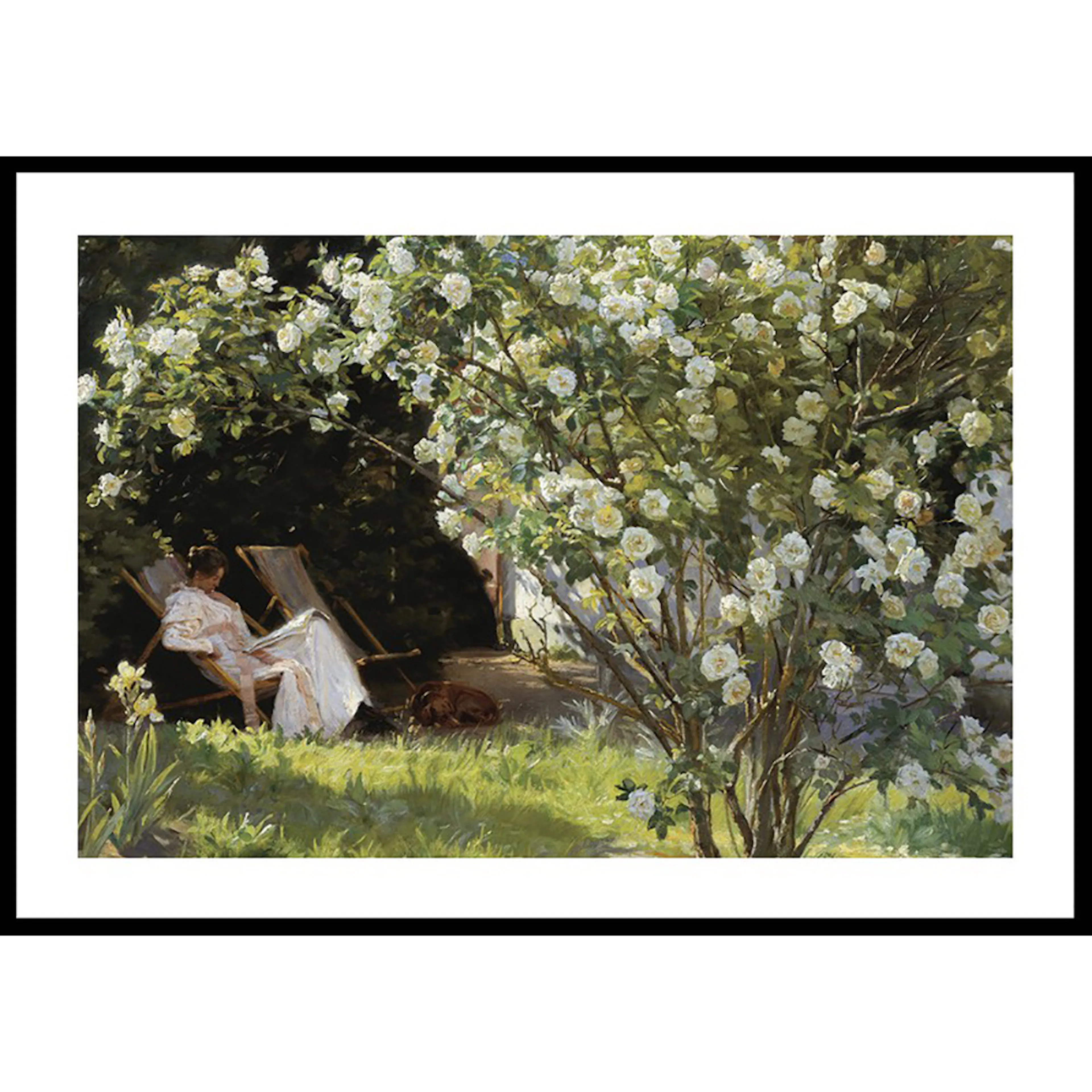 Poster Gallerix Marie Krøyer Seated By P.S. Krøyer