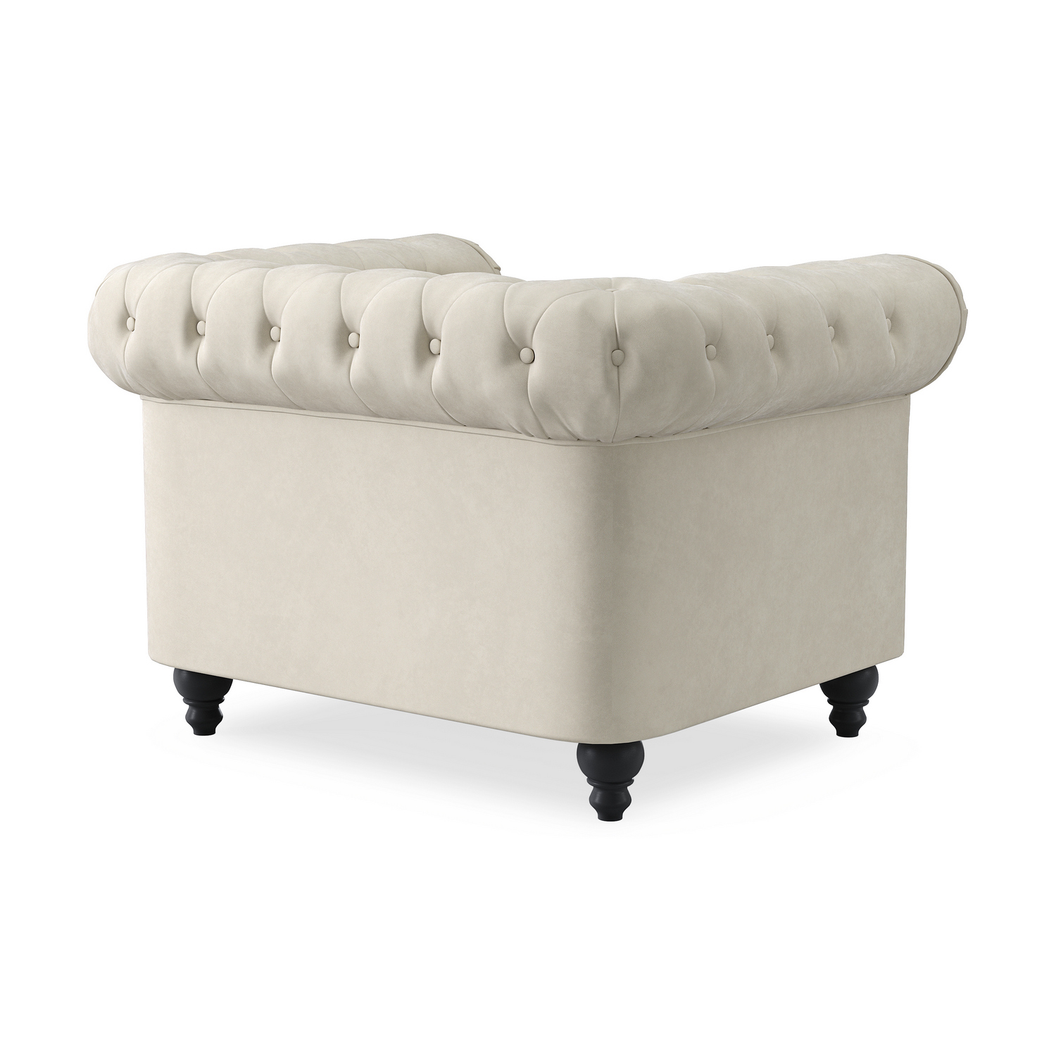 Fåtölj Manor House Chesterfield Lyx Fåtölj i Sammet