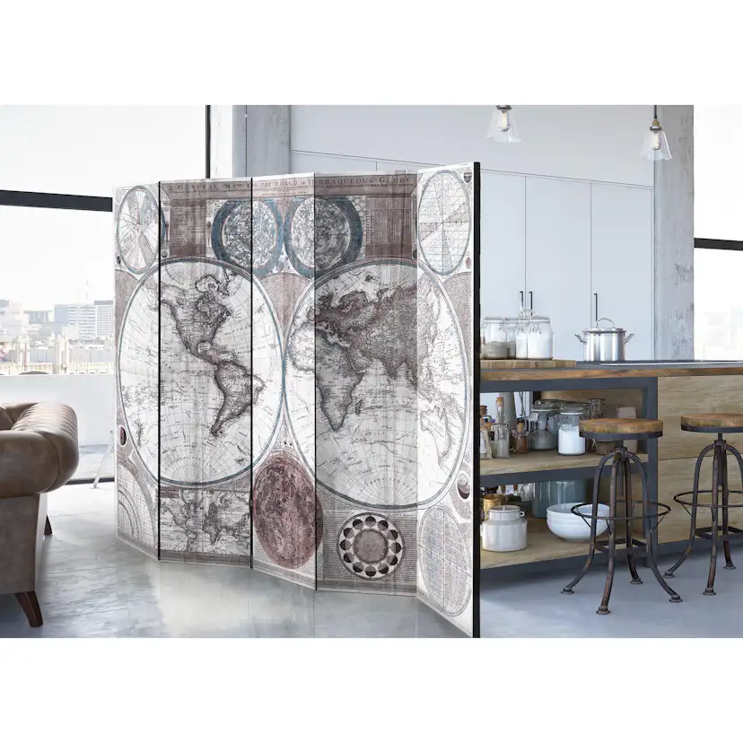 Rumsavdelare Arkiio Terraqueous Globe 225x172 cm