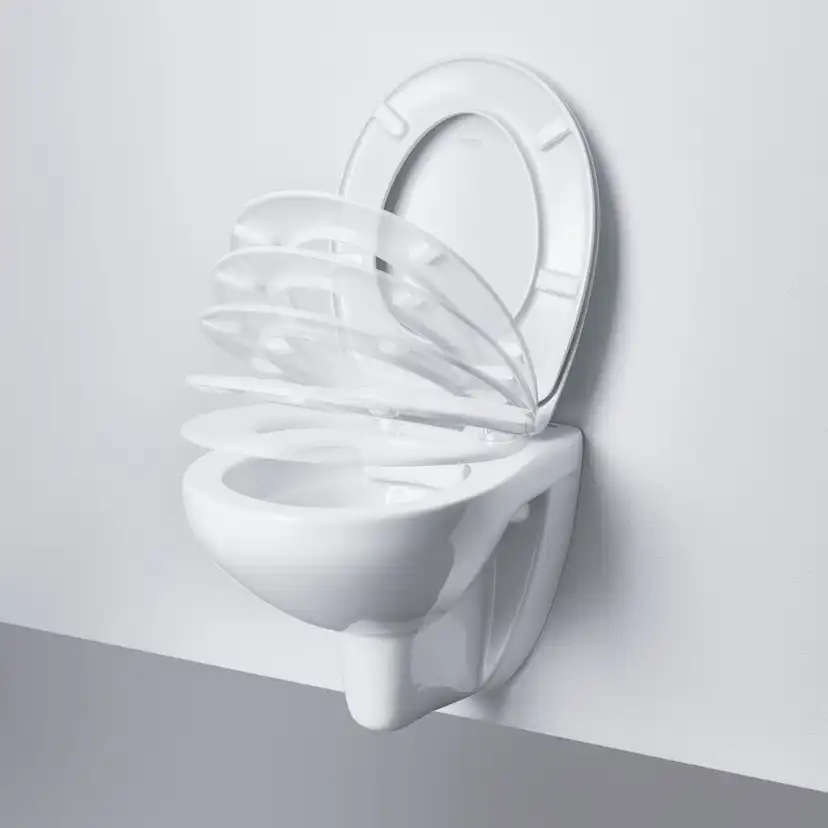 Vägghängd Toalettstol Grohe Bau Ceramic 39427 Komplett
