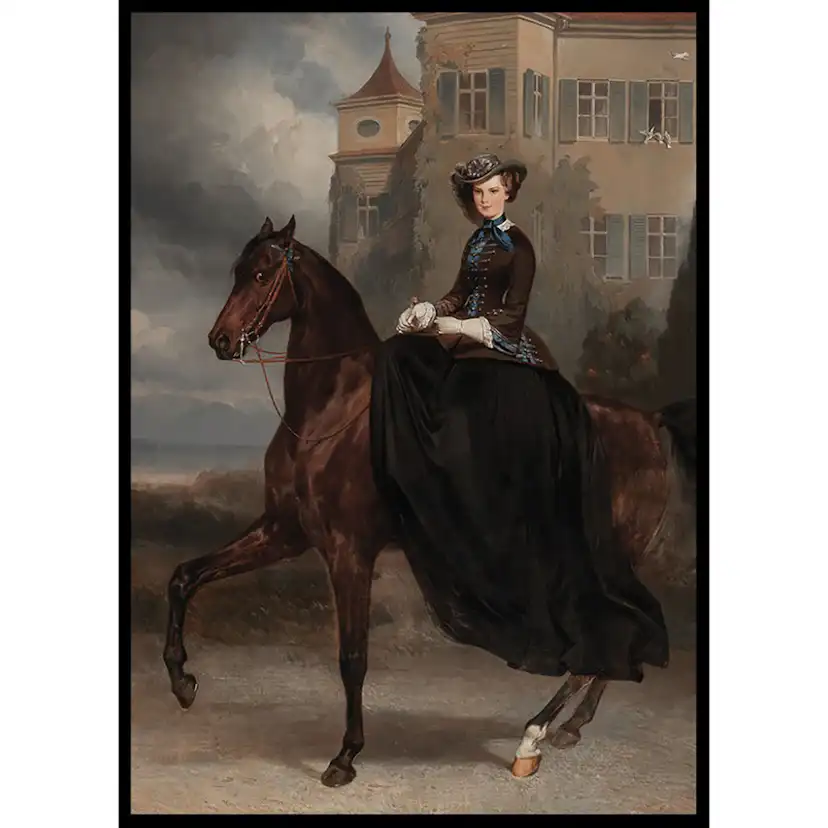 Poster Gallerix Piloty Adam Portrait Elisabeth In Bayern By Karl Theodor Von Piloty