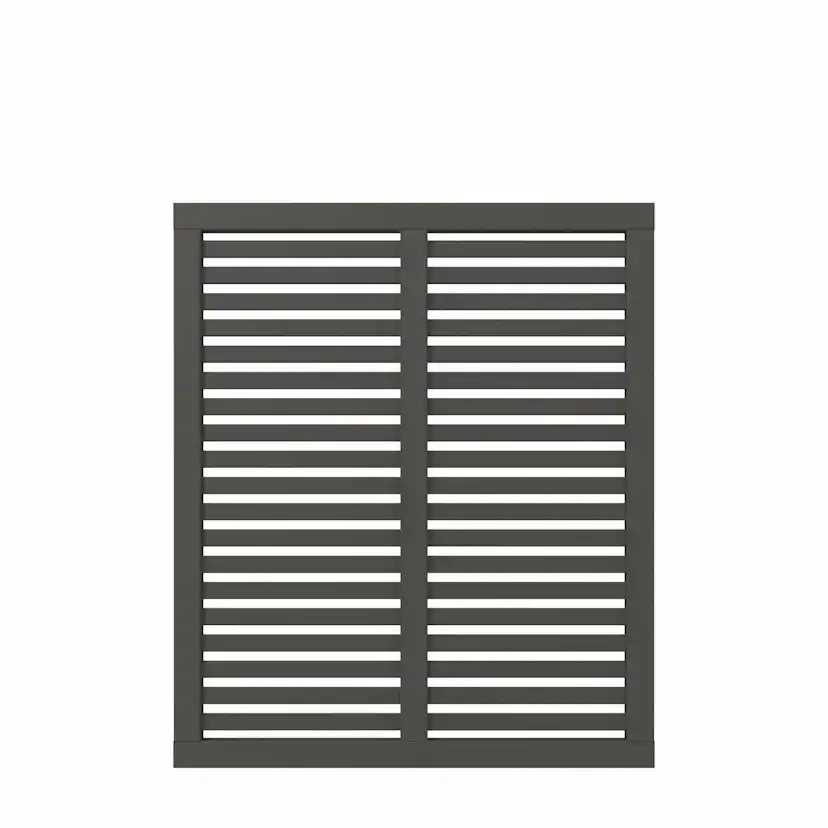 Harmoni staket Umbra-grå RAL 7022